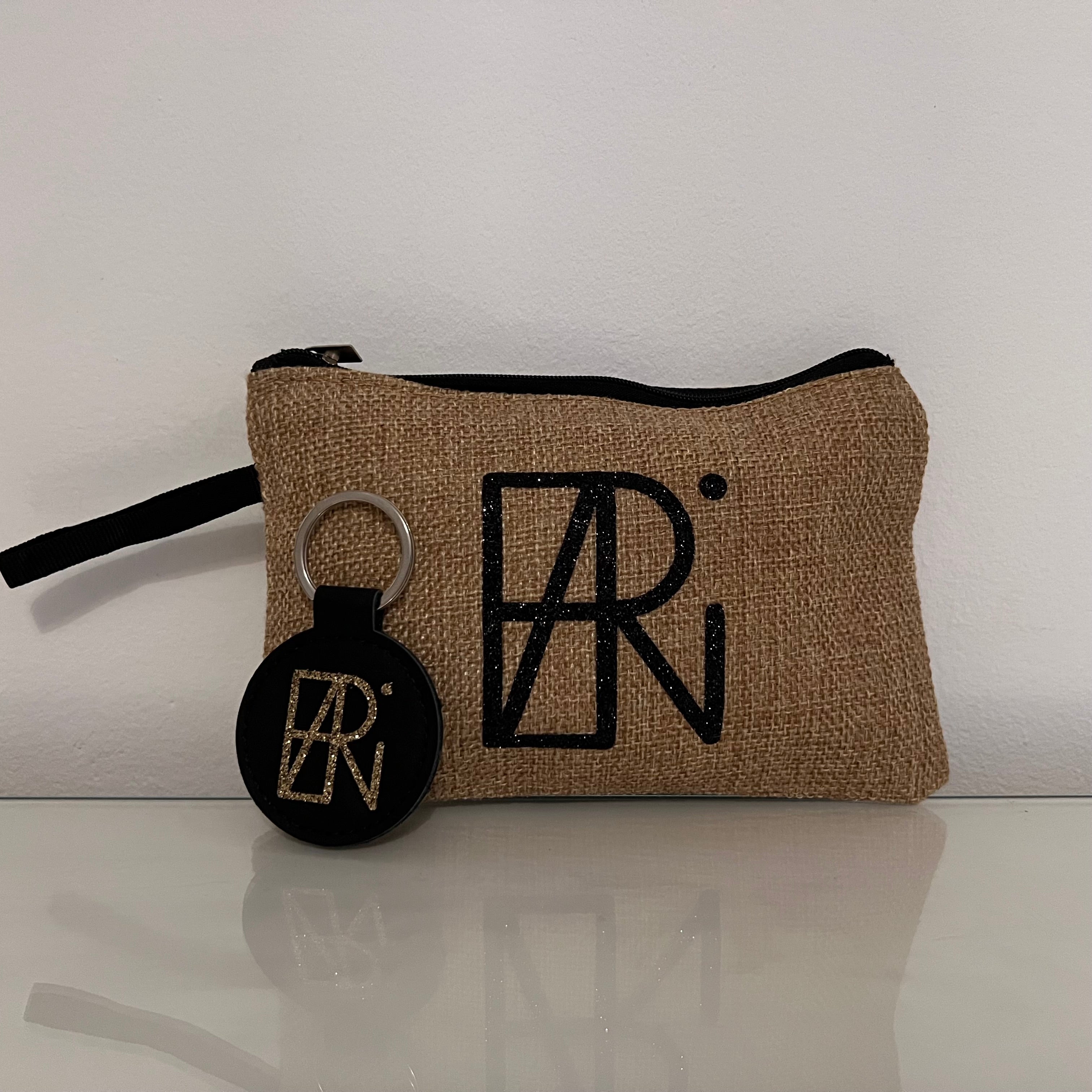 Pochette en Toile Personnalisée avec Prénom en Logo