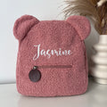 Sac à Dos Ourson Teddy Personnalisé avec Prénom – 4 Couleurs