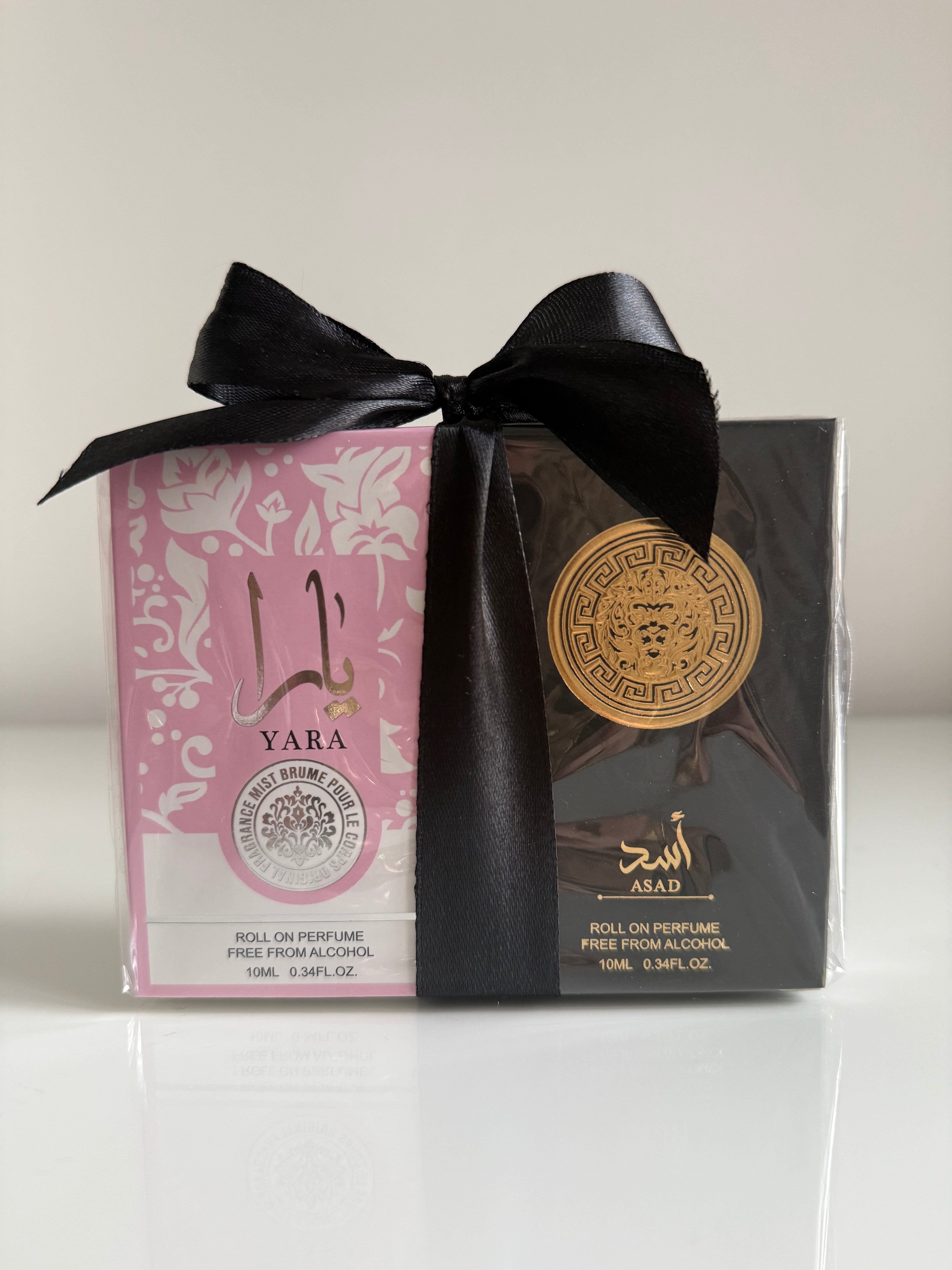 Duo de Musc Roll-On Asad & Yara Rose – Idée Cadeau Couple