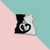 Pin’s Duo de Chat Love