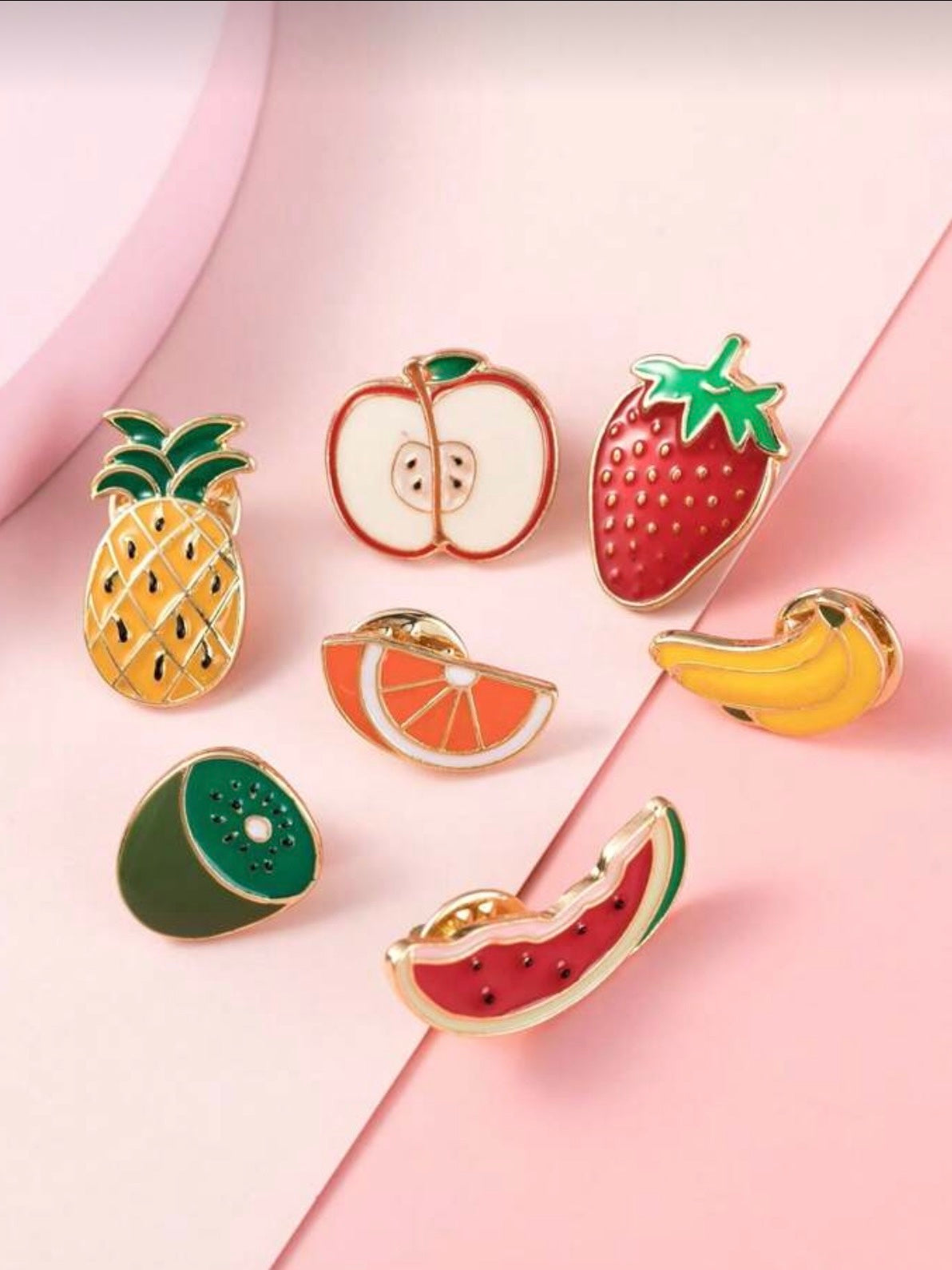 Ensemble de 7 Pin’s Fruits