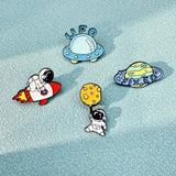 Ensemble de 4 Pin’s Astronautes