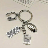 Porte-Clés Informatique Argenté