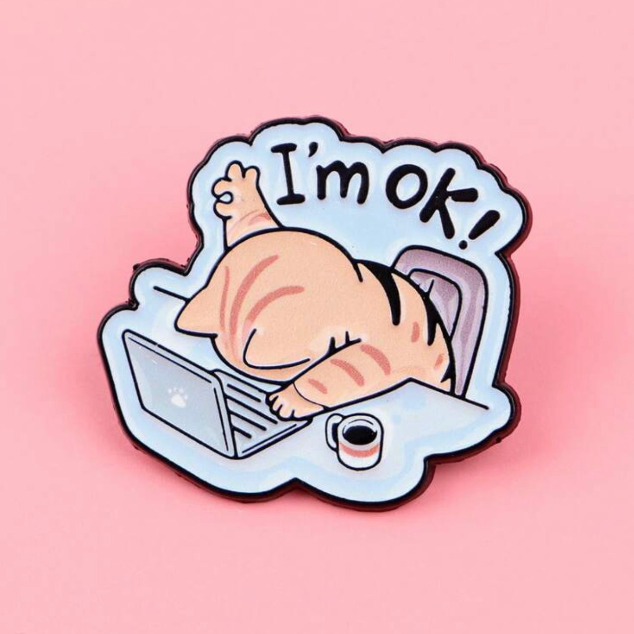 Pin’s Chat sur Ordinateur