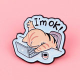 Pin’s Chat sur Ordinateur