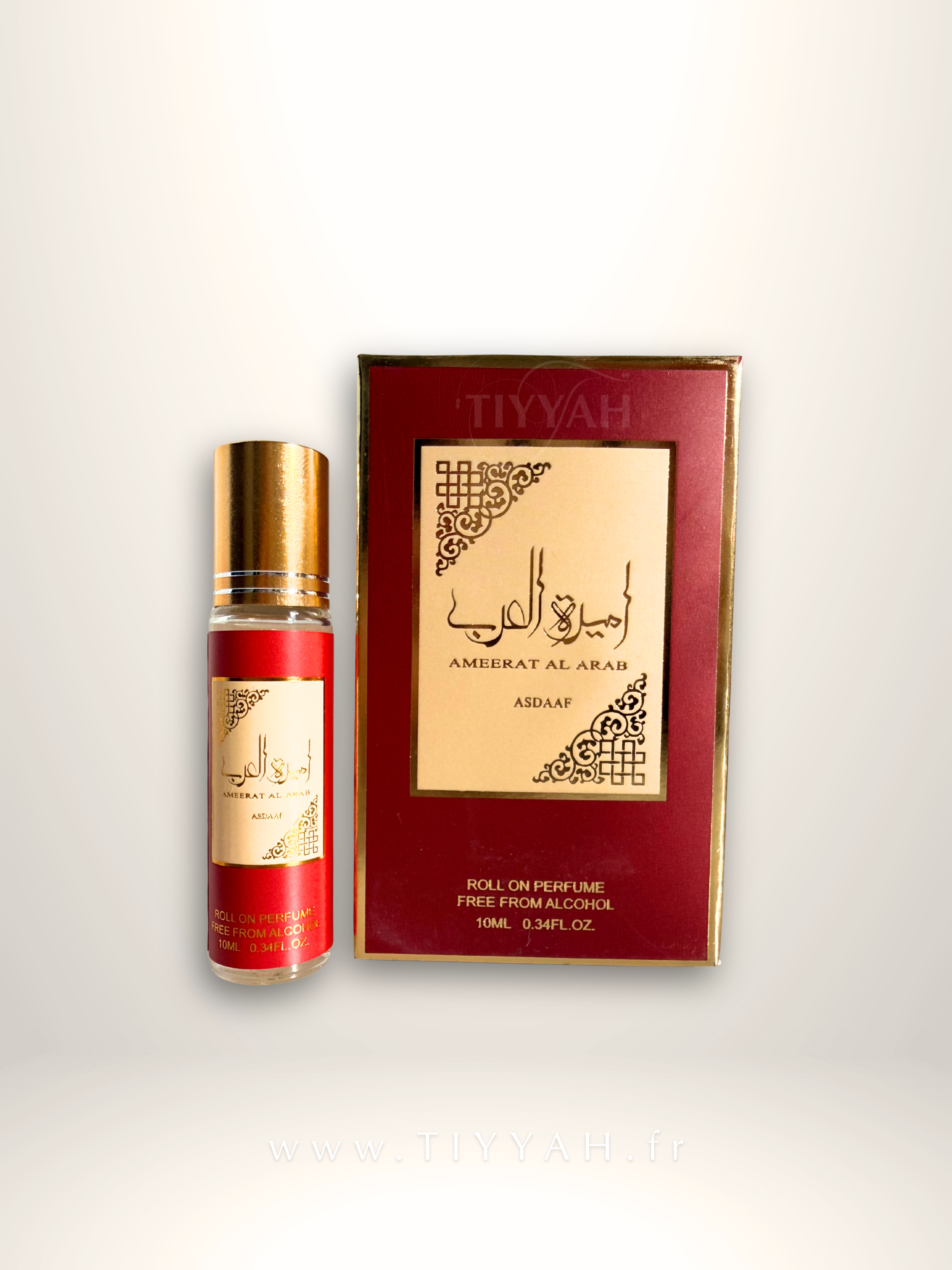 Ameerat Al Arab Roll-On – Huile de Parfum Orientale Sans Alcool (10 ml)